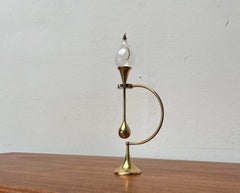 Mid-Century Clear Drops Oil Lamp or Candleholder by Freddie Andersen, 1960s