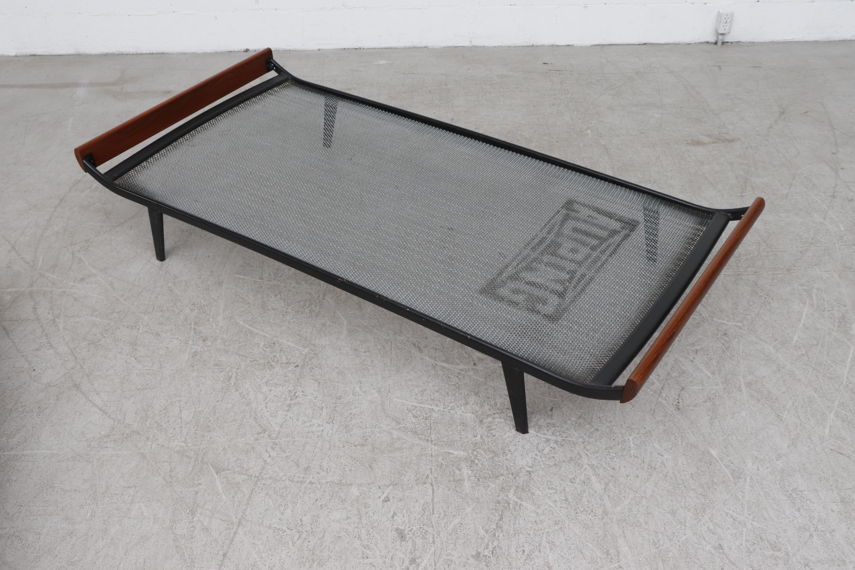 Midcentury 'Cleopatra' Daybed with Beige Mattress for Auping 3