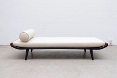 Midcentury 'Cleopatra' Daybed with Beige Mattress for Auping
