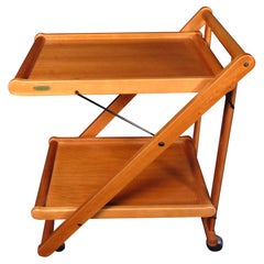 Mid-Century Clic Clac Bar Cart by Nucci Valsecchi
