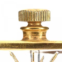 Mid-Century Clock Design Perfume Bottle