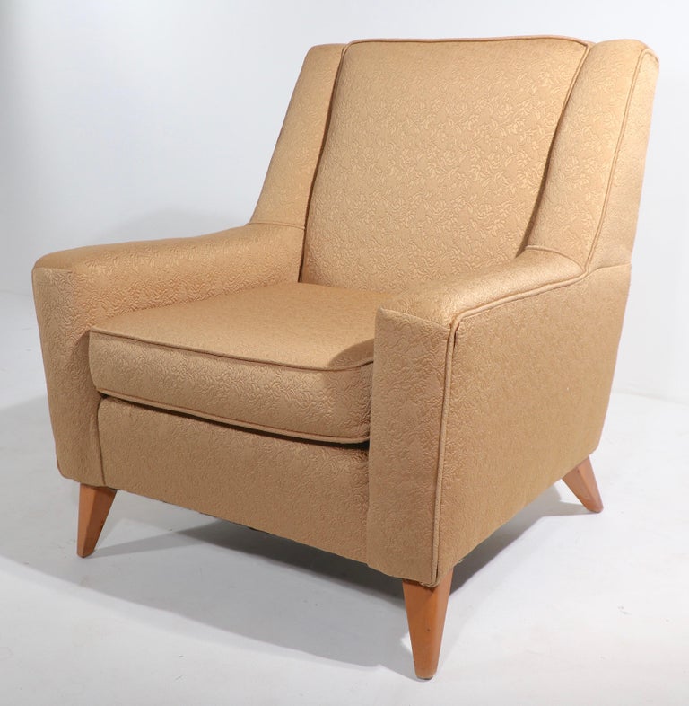 Mid Century Club Chair Att. to Heywood Wakefield For Sale at 
