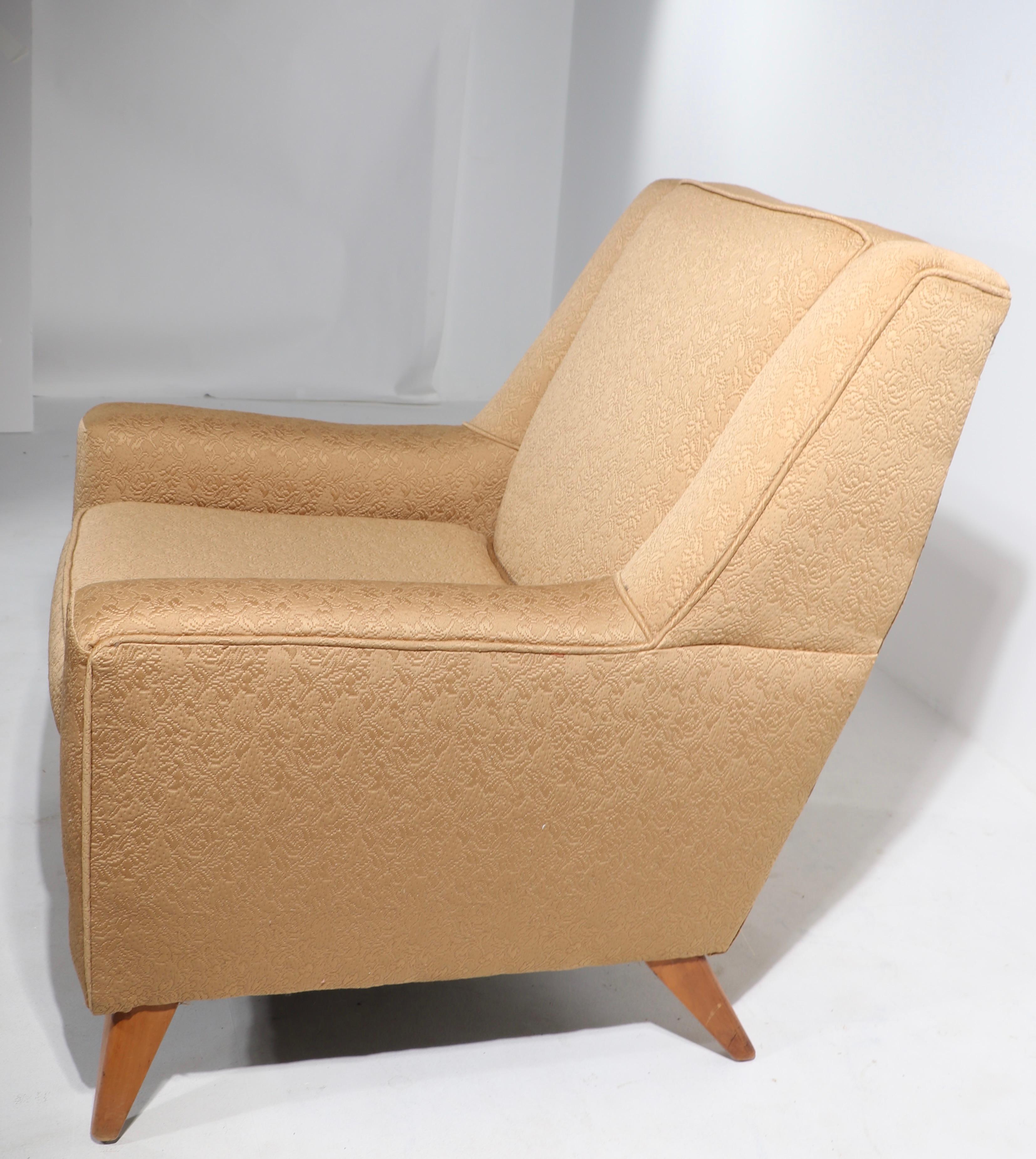 Silla Mid Century Club Att. a Heywood Wakefield en Bueno estado para la venta en New York, NY