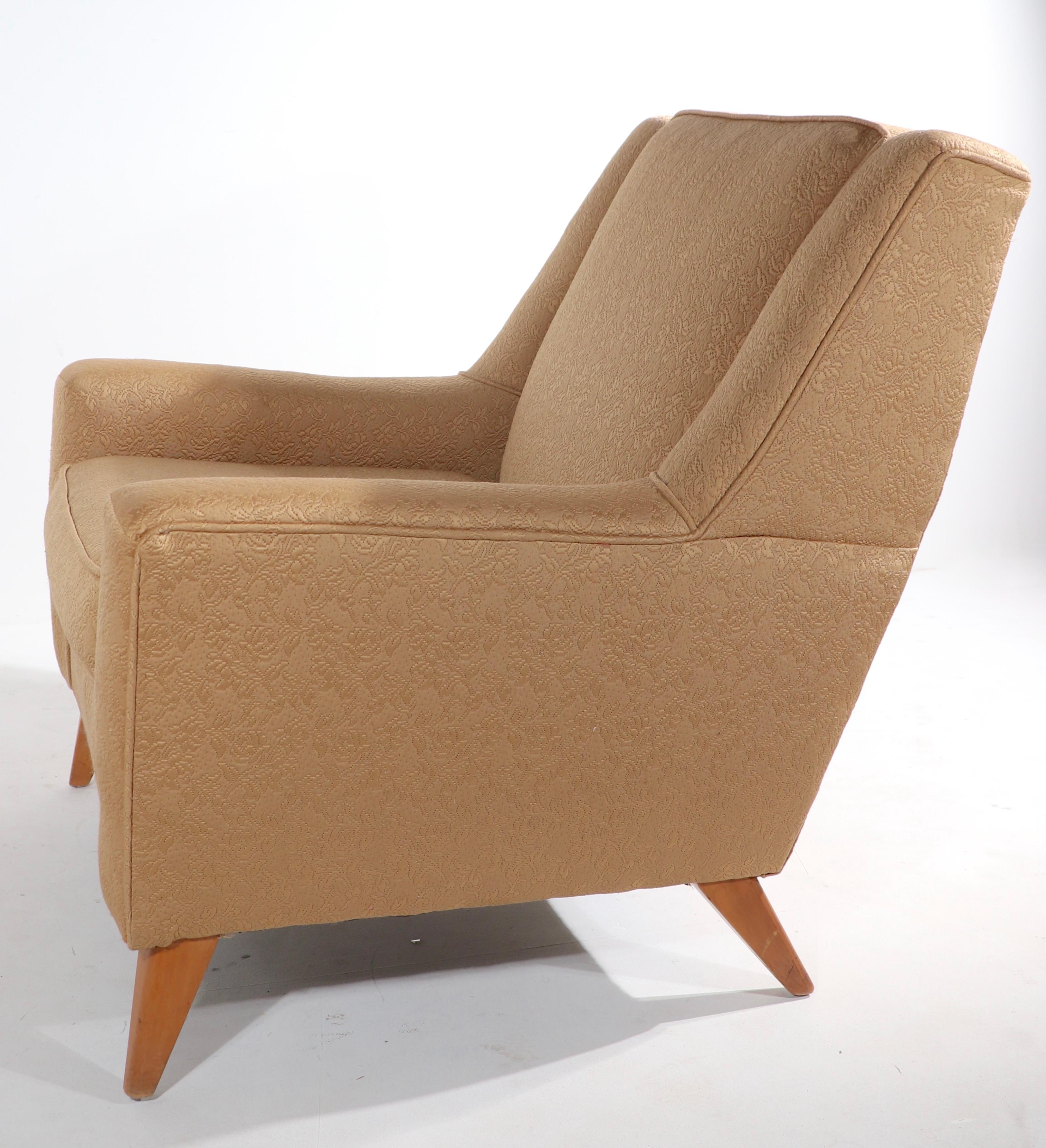 20th Century Mid Century Club Chair Att. to Heywood Wakefield For Sale