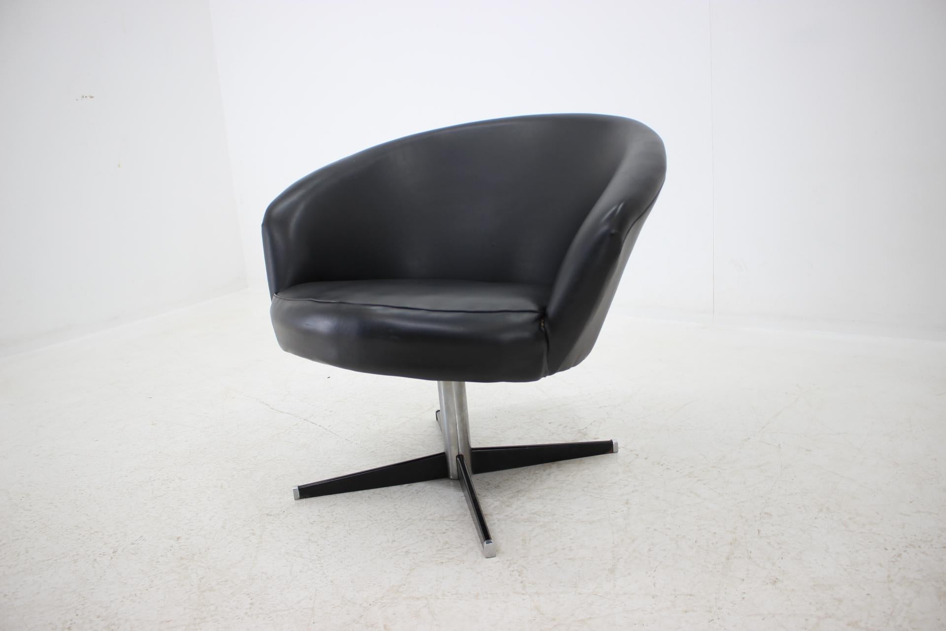 Metal Midcentury Club Chair Capitol, Germany, 1960s For Sale