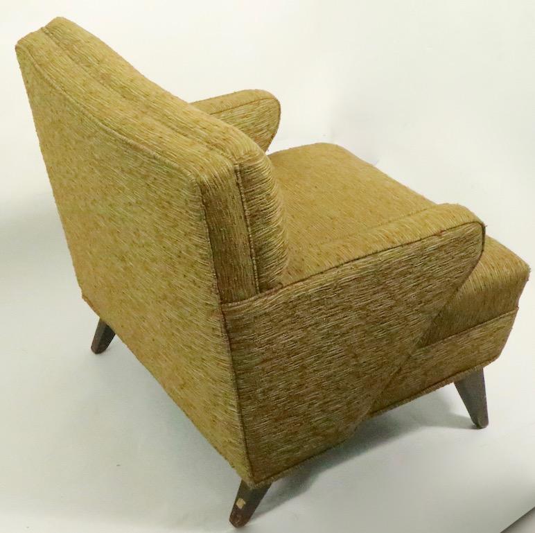 mid century modern club chair