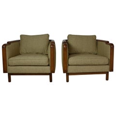 Mid-century Deco Club Chairs Set of 2