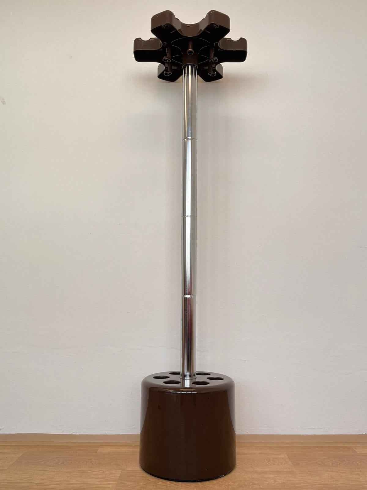 Mid-Century Modern Mid Century Coat Rack and Umbrella Stand Velca, Paolo Orlandini & Roberto Lucci For Sale