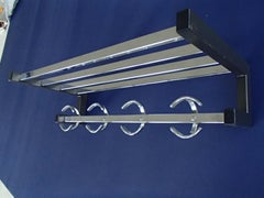 Midcentury Coat Rack Chrome