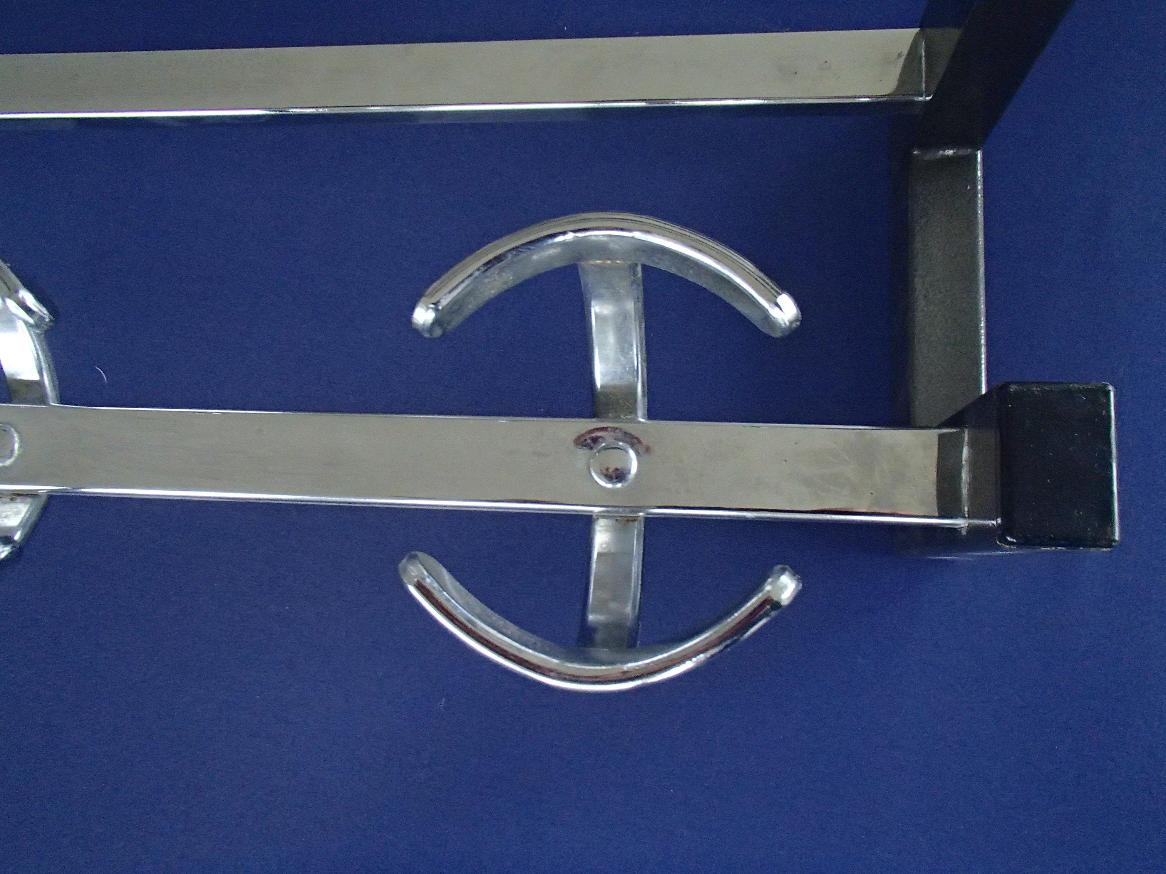 Mid-Century Modern Midcentury Coat Rack Chrome For Sale