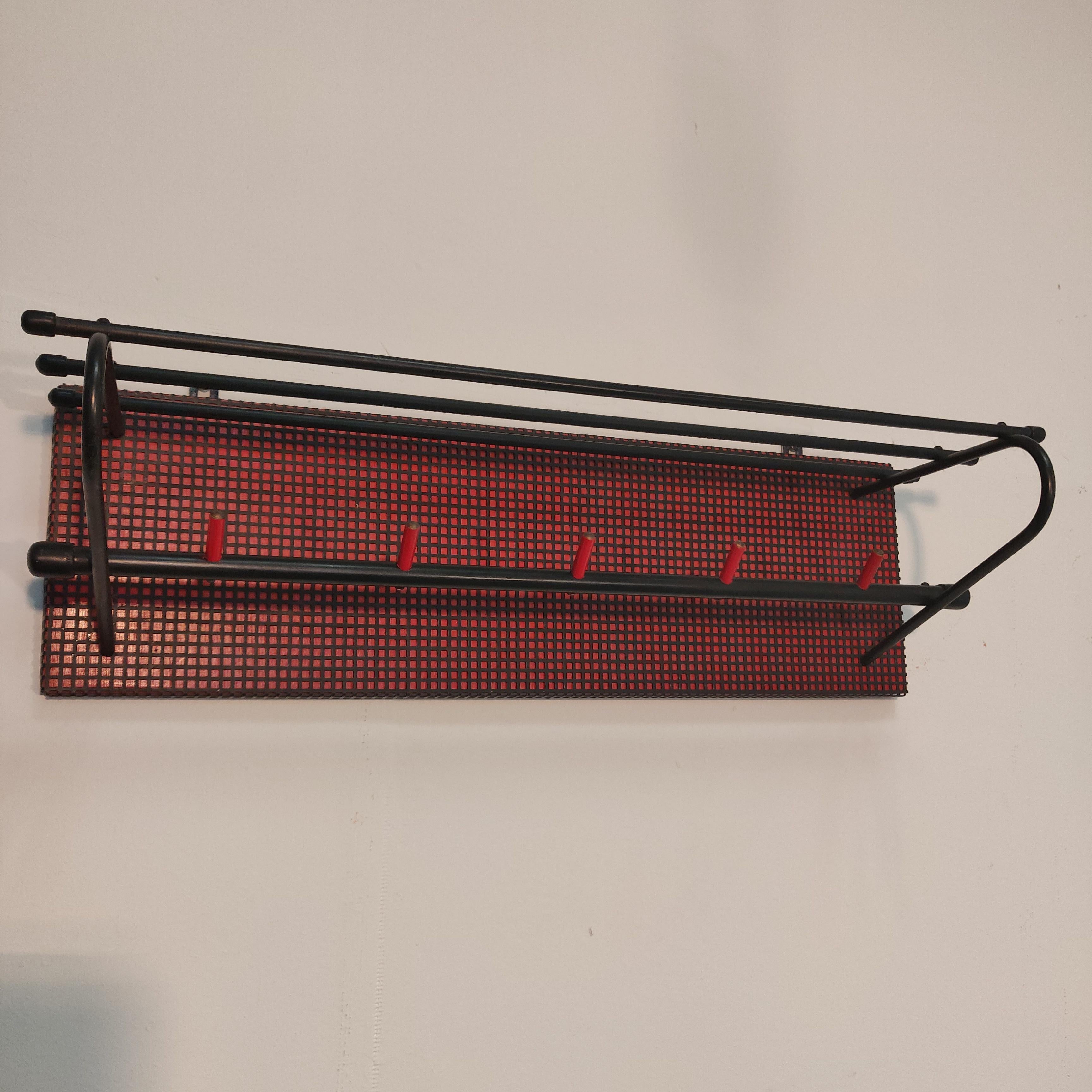 Metal Mid Century Coat Rack in Style of Mathieu Matego for Pilastro, 1960s For Sale