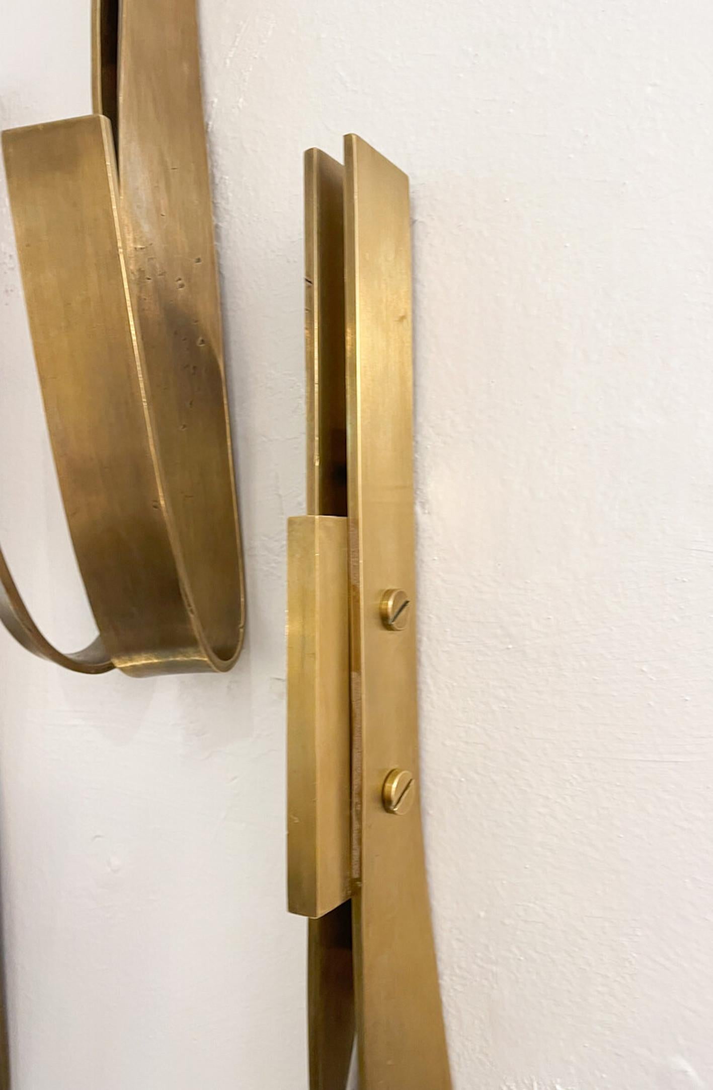 Brass Mid-Century Coat Rack, Italy, 1960s - 6 available For Sale