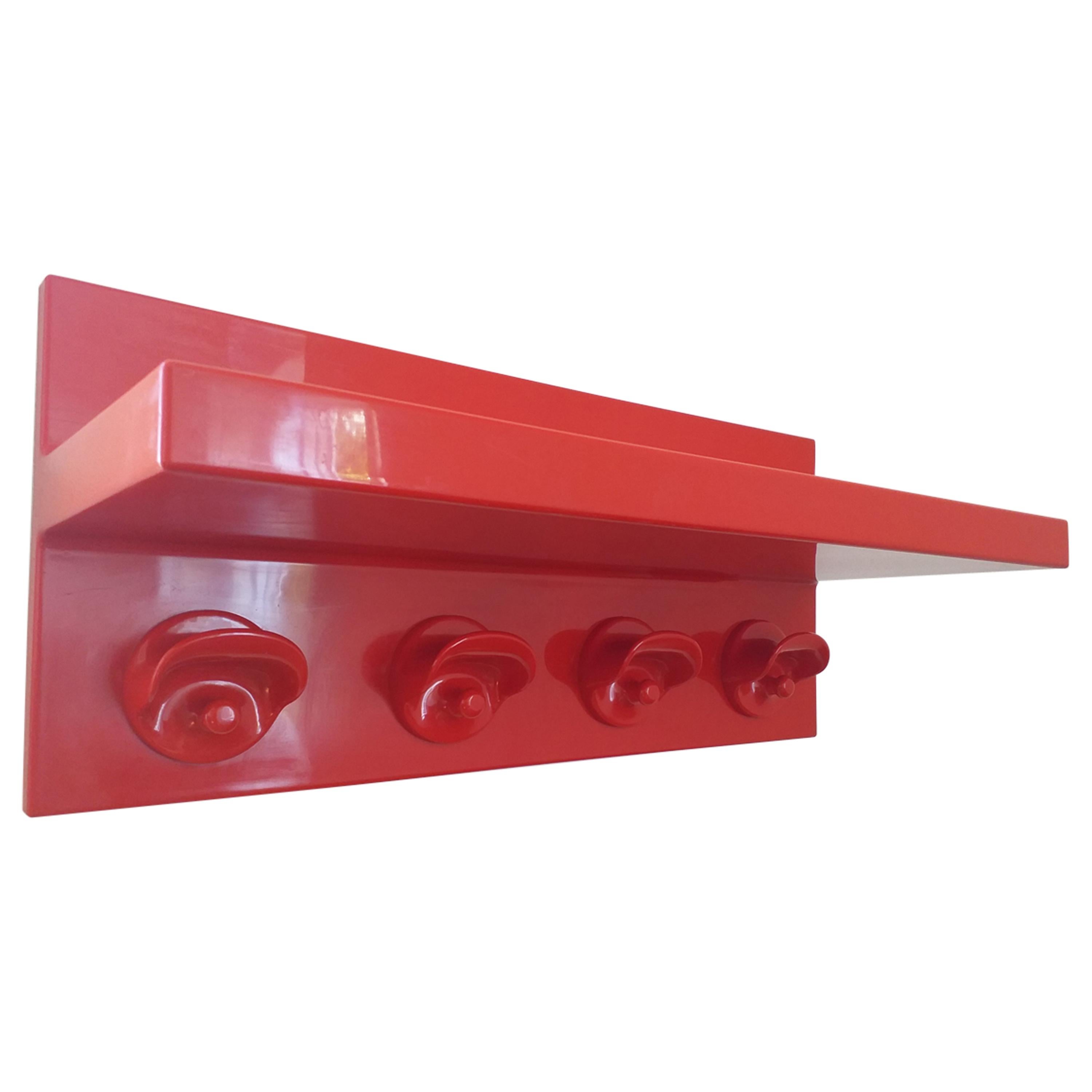 Midcentury Coat Rack Kartell Design Marcello Siard and Olaf von Bohr, 1970s