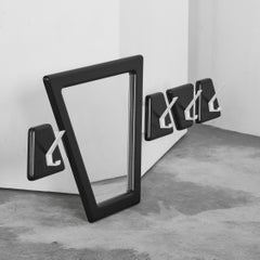 Mid Century Coat Rack with Mirror 1970s