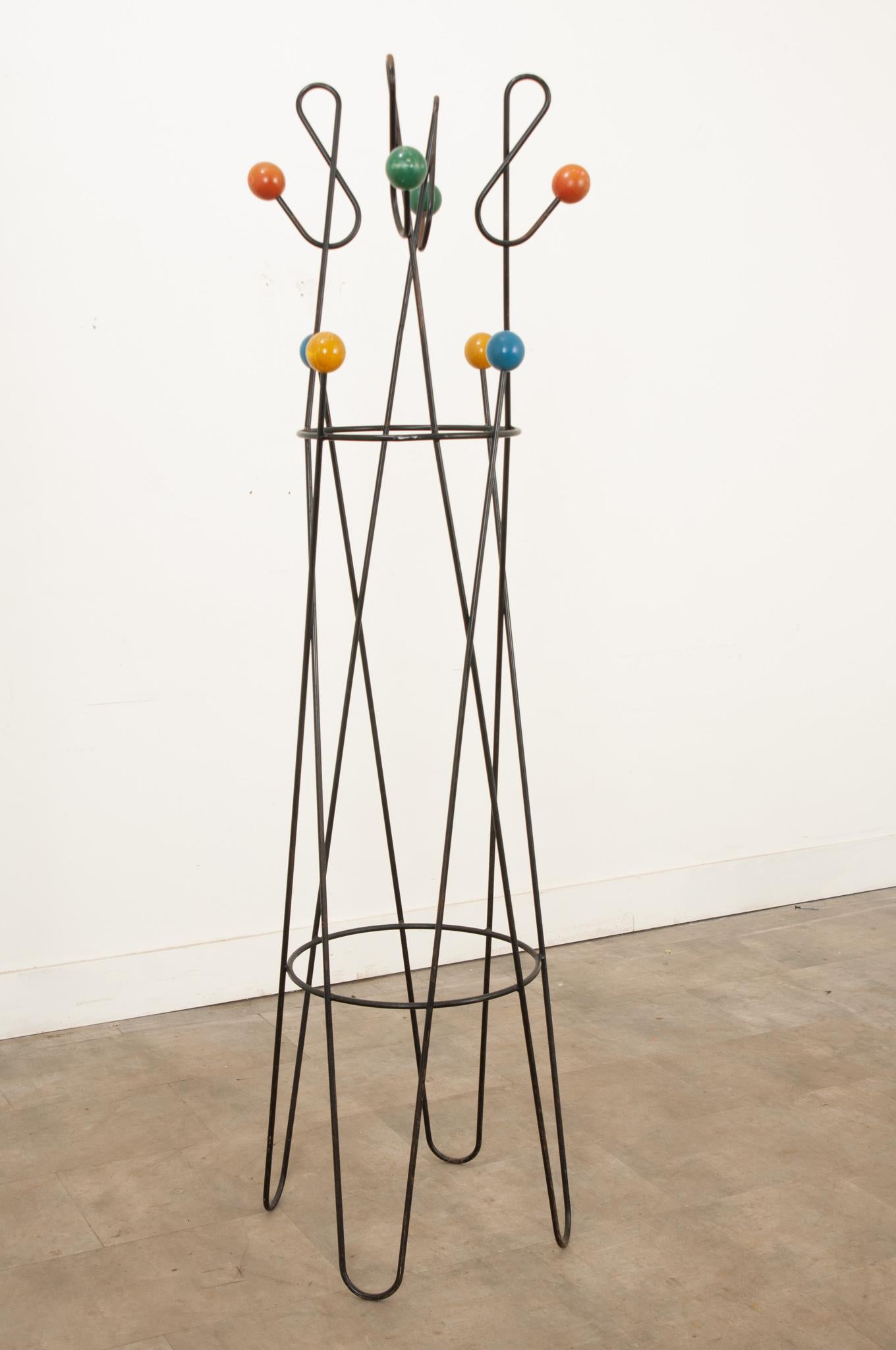 Mid-century Coat Stand by Roger Feraud 1