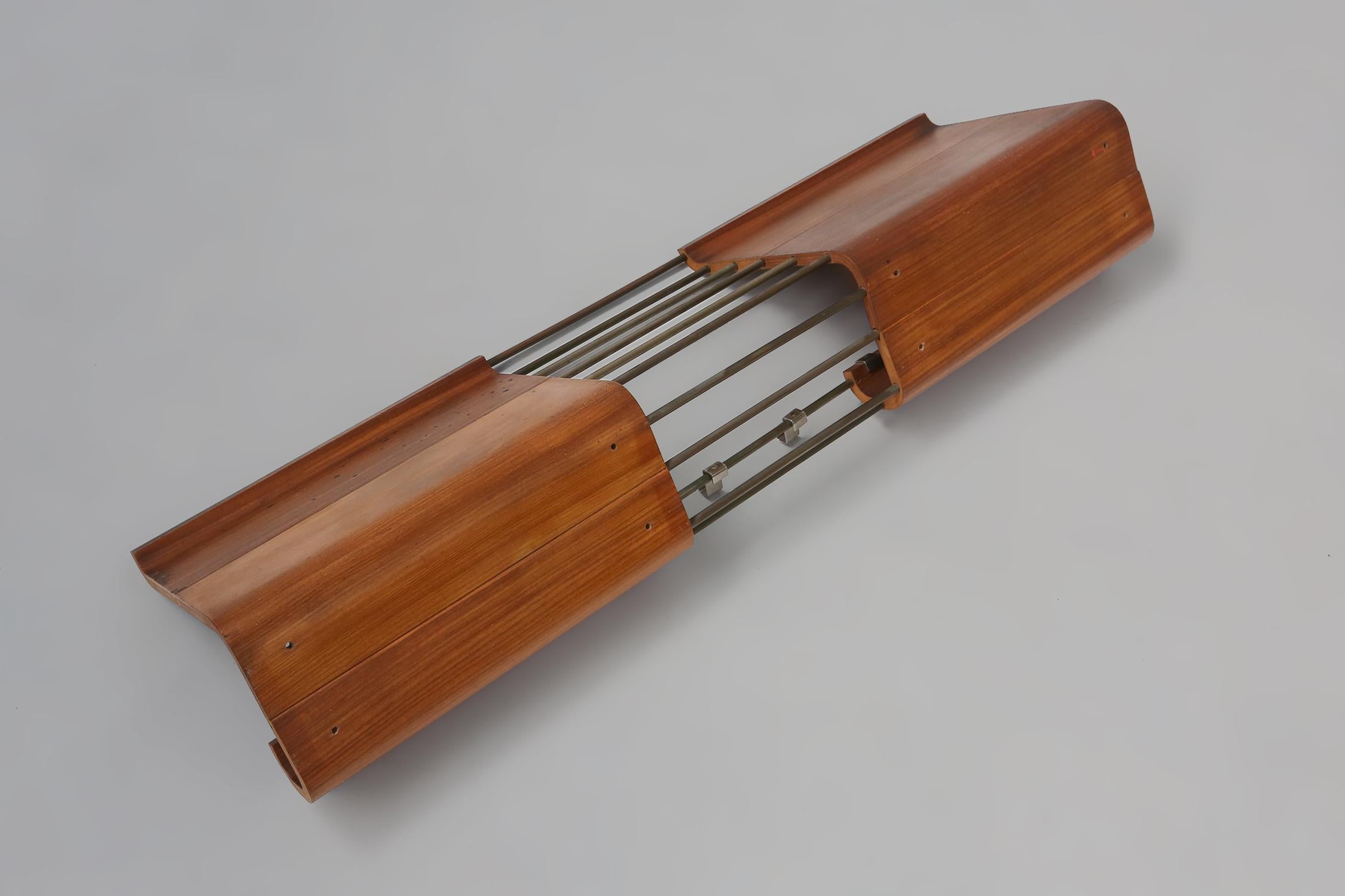 Mid-century coatrack by De Coene in bent plywood, Belgium 1960 For Sale 5