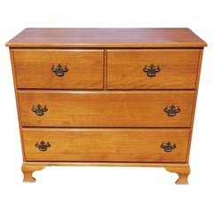 Retro Mid-Century Coburn Manufacturing Chippendale Maple Chest of Drawers