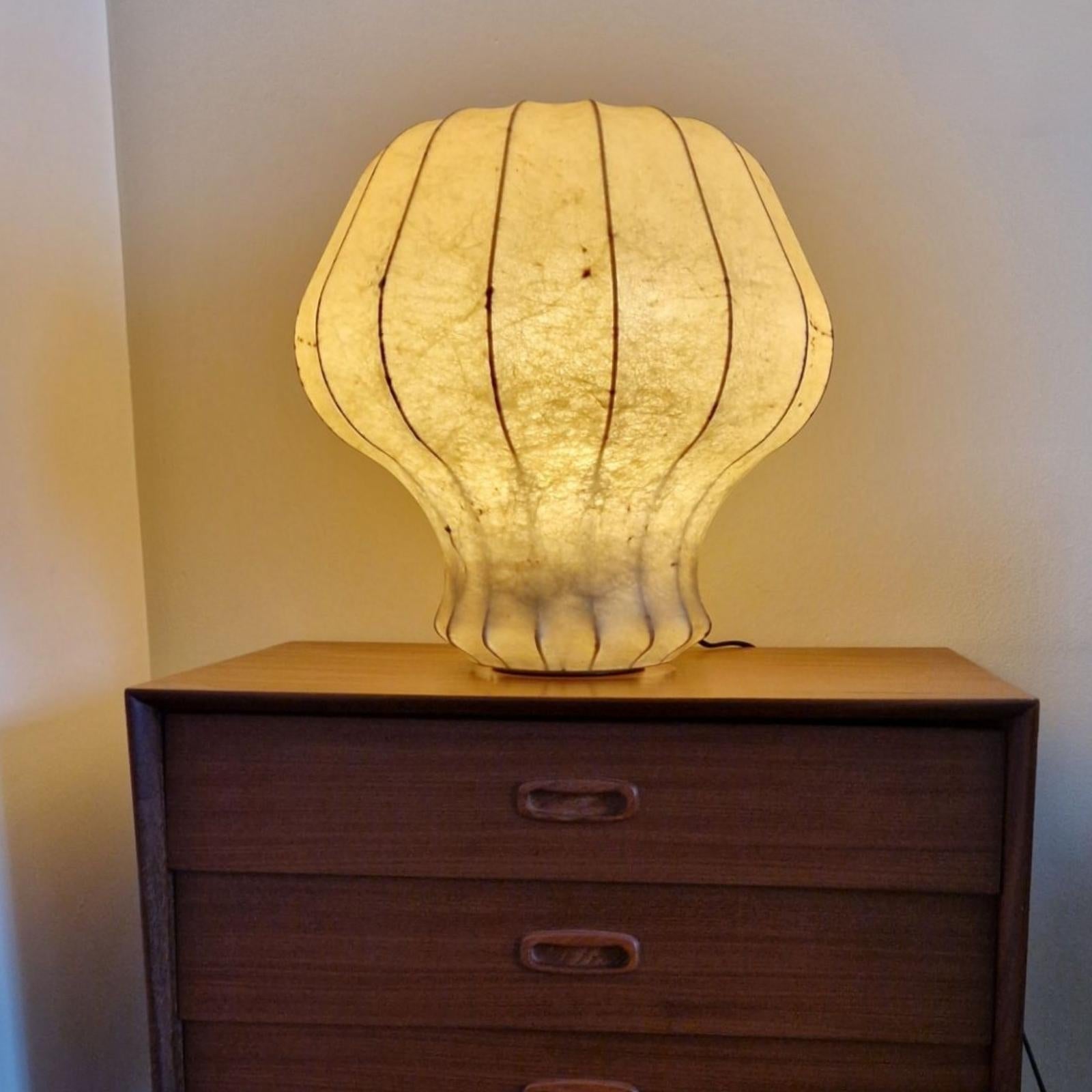 Mid century cocoon lamp by Friedel Wauer for Goldkant leuchten, Germany 1960s 4