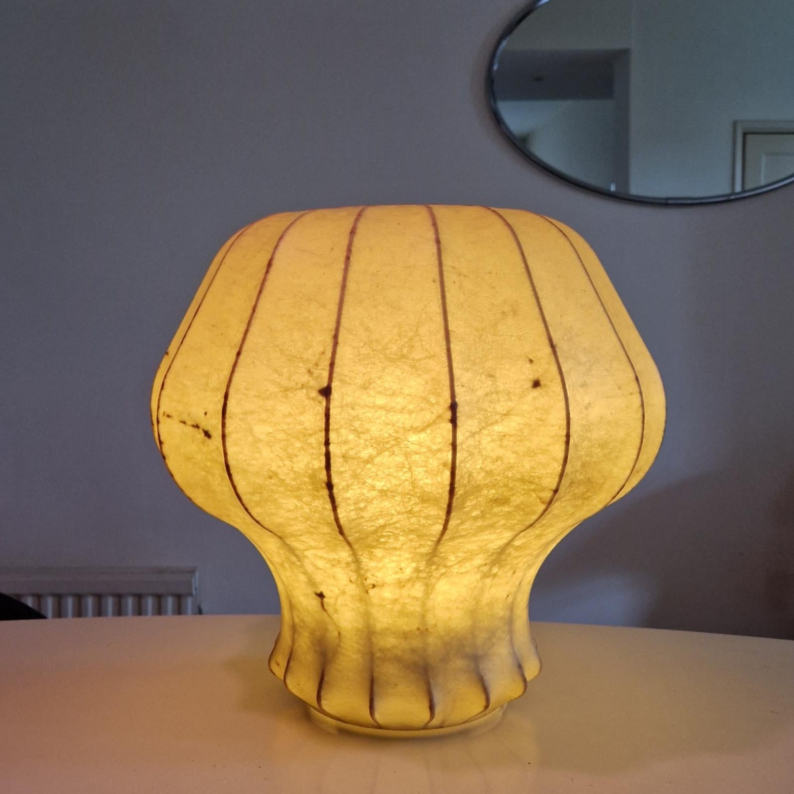 Mid century cocoon lamp by Friedel Wauer for Goldkant leuchten, Germany 1960s 5