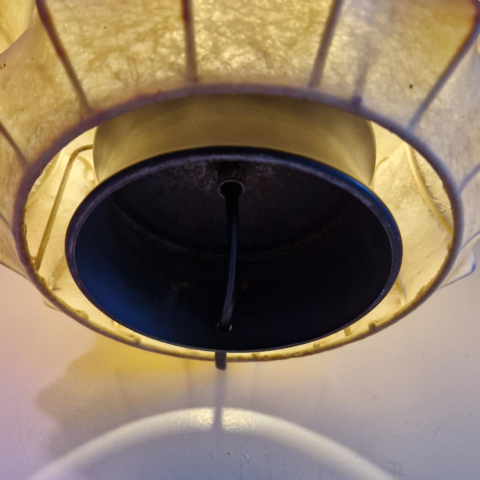 Mid century cocoon lamp by Friedel Wauer for Goldkant leuchten, Germany 1960s 9
