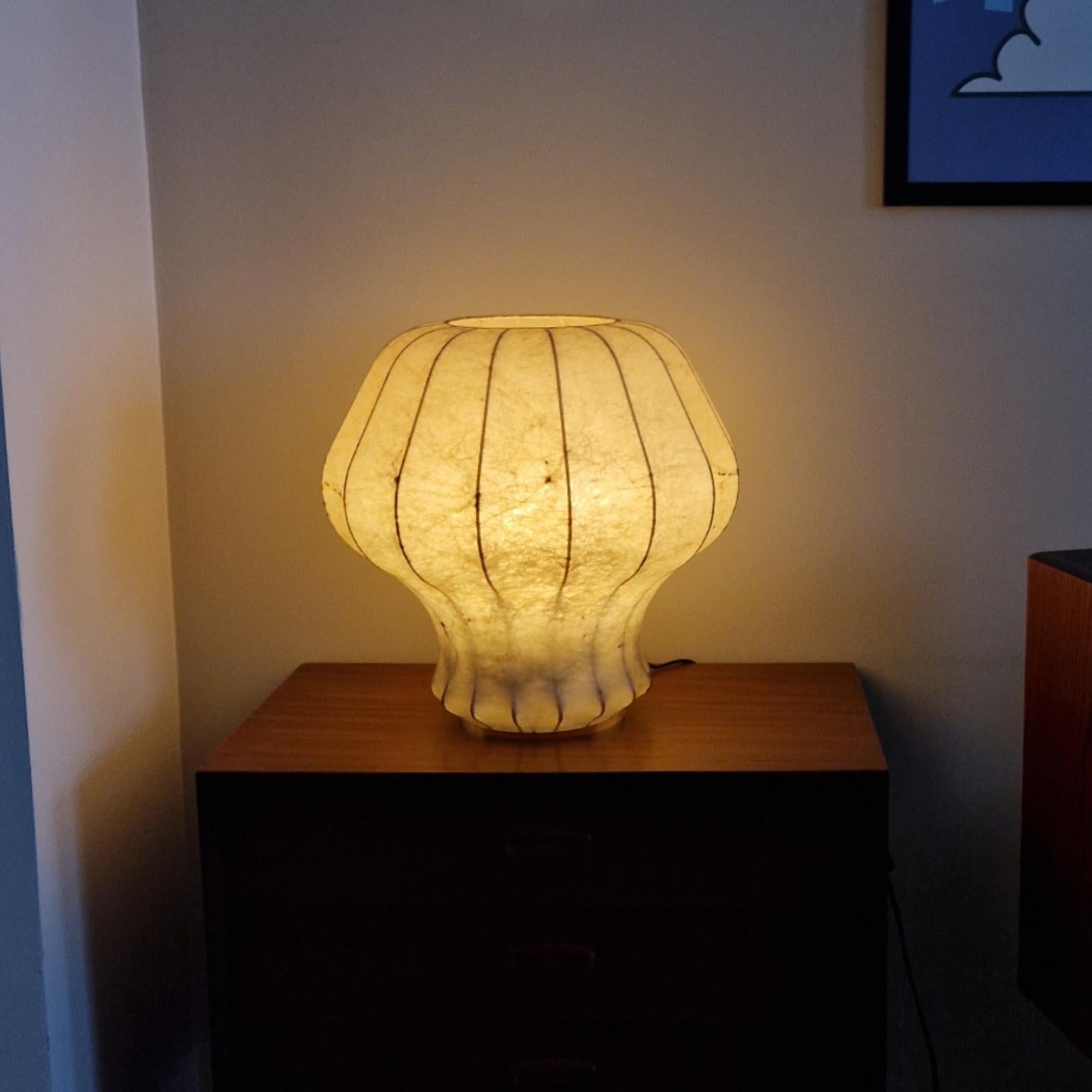 Mid century cocoon lamp by Friedel Wauer for Goldkant leuchten, Germany 1960s 11