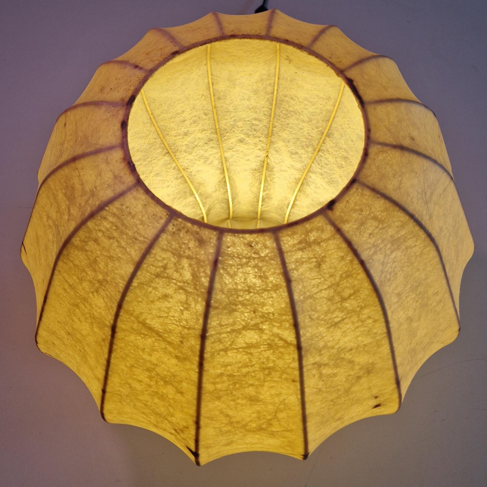 Space Age Mid century cocoon lamp by Friedel Wauer for Goldkant leuchten, Germany 1960s
