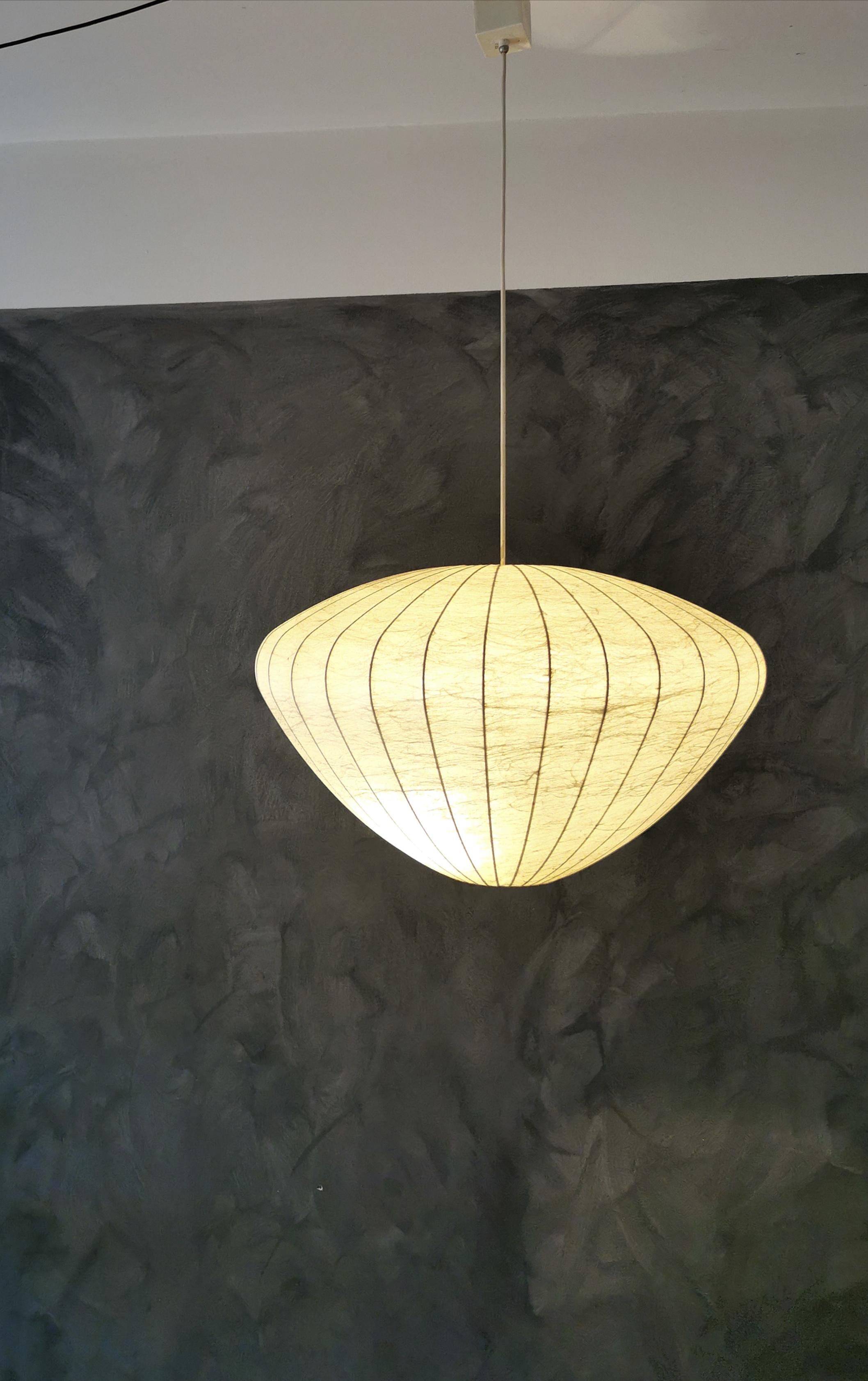 Midcentury Cocoon Pendant by Achille Castiglioni at 2-Light, Italy, 1960s 1