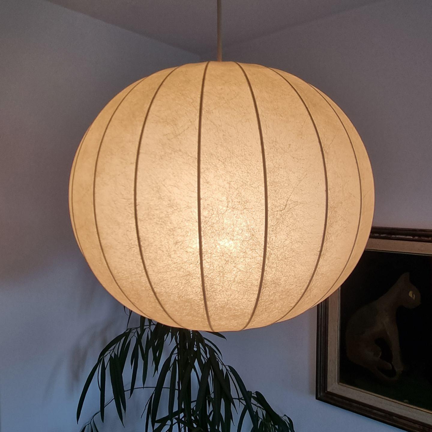 Cocoon-Pendelleuchte aus der Mitte des Jahrhunderts von Achille Castiglioni für Flos, Italien, 1960er Jahre im Angebot 3