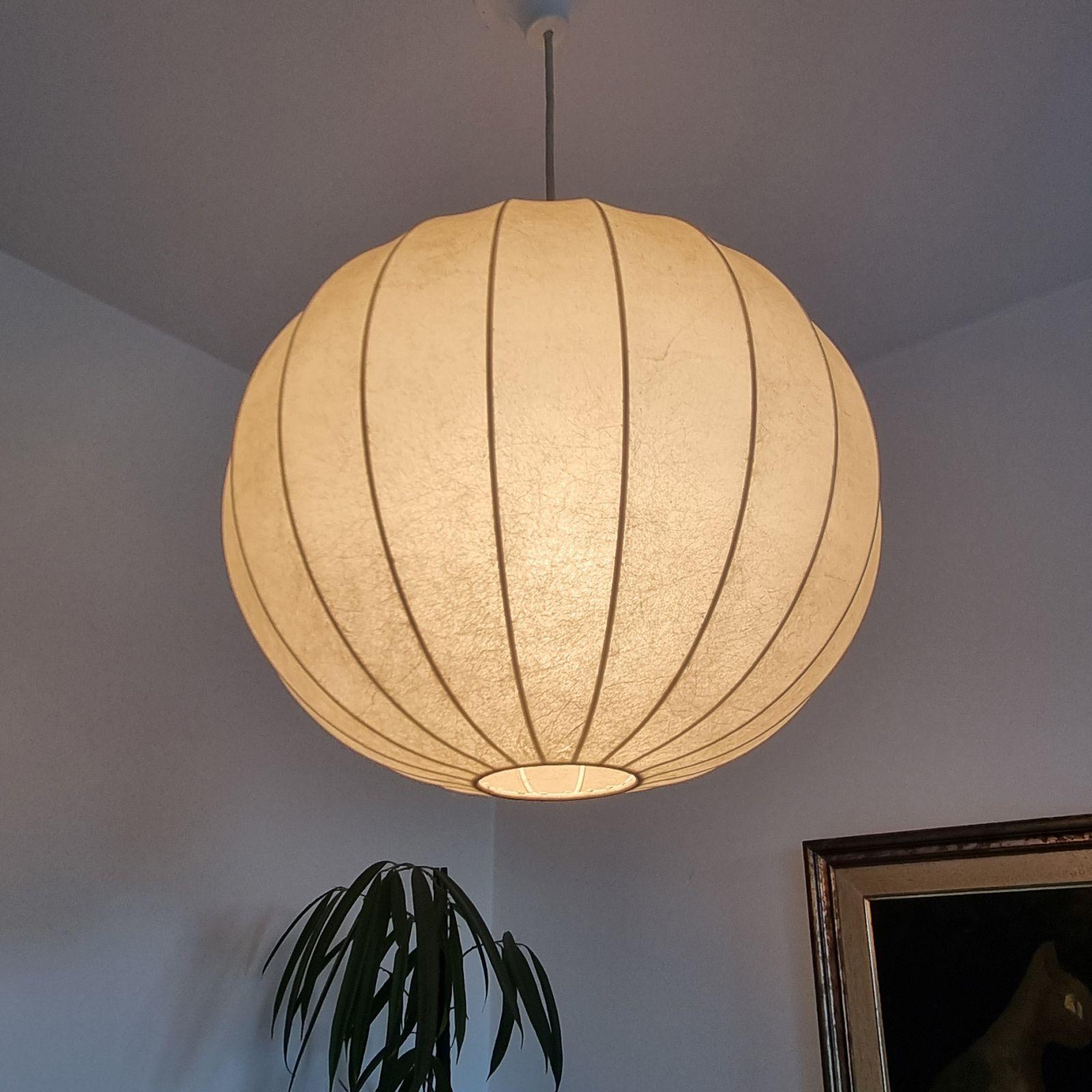 Cocoon-Pendelleuchte aus der Mitte des Jahrhunderts von Achille Castiglioni für Flos, Italien, 1960er Jahre (Mitte des 20. Jahrhunderts) im Angebot