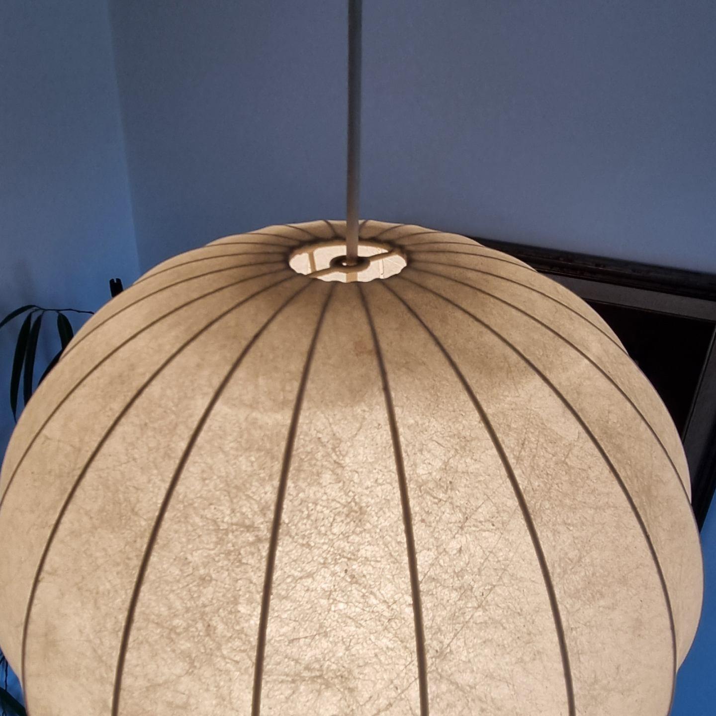 Cocoon-Pendelleuchte aus der Mitte des Jahrhunderts von Achille Castiglioni für Flos, Italien, 1960er Jahre im Angebot 2