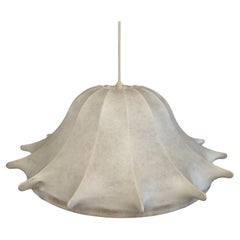 Mid Century Cocoon Pendant Lamp, Design by Achille 
Pier Castiglioni, Italy 70s