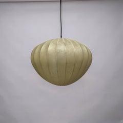 Mid century cocoon pendant lamp, Italy 1960s