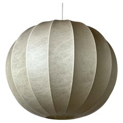 Mid-century cocoon pendant lamp, Italy 1960s