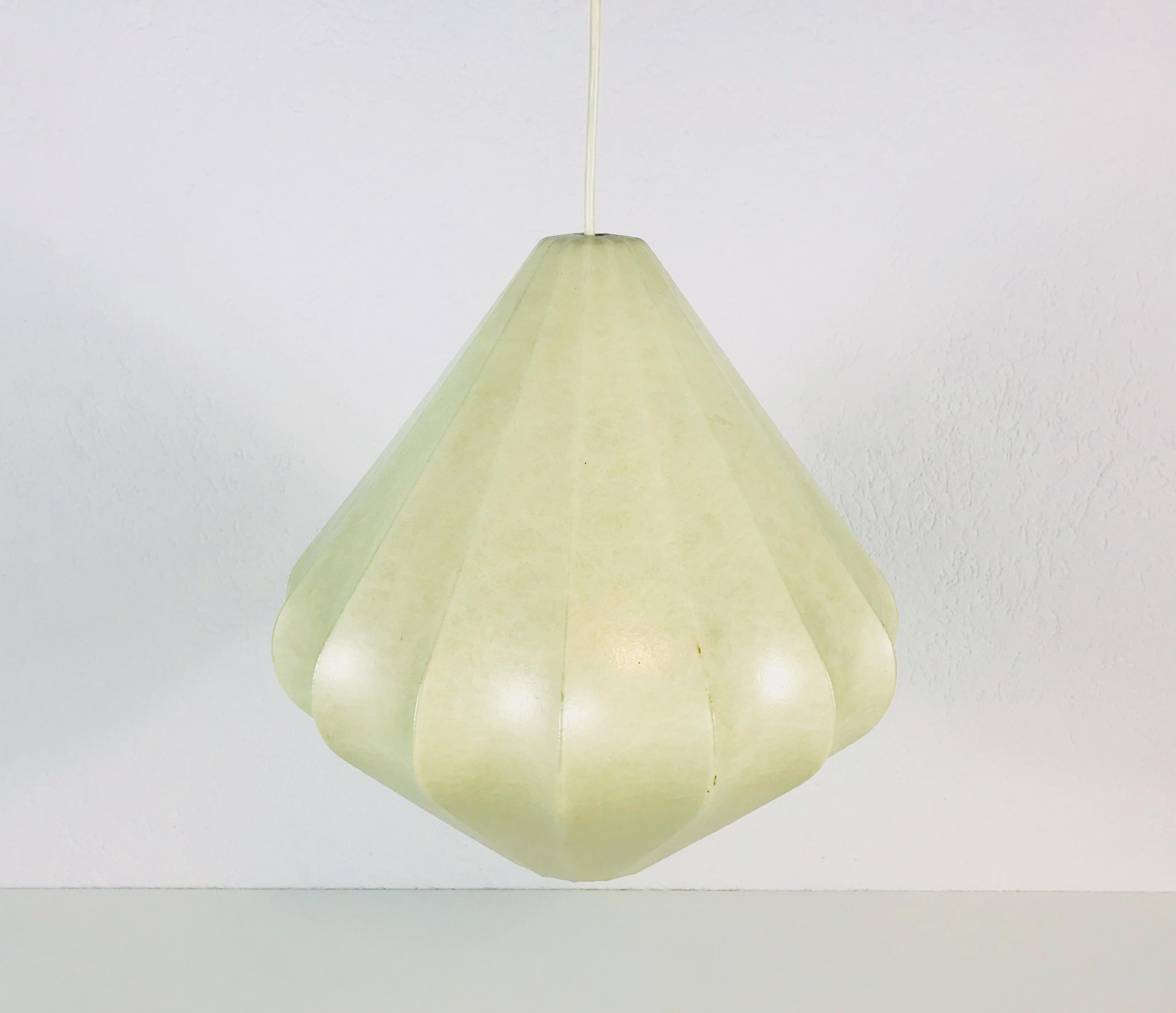Mid-Century Modern Mid-Century Cocoon Pendant Light by Achille Castiglioni for Flos, 1960s, Italy