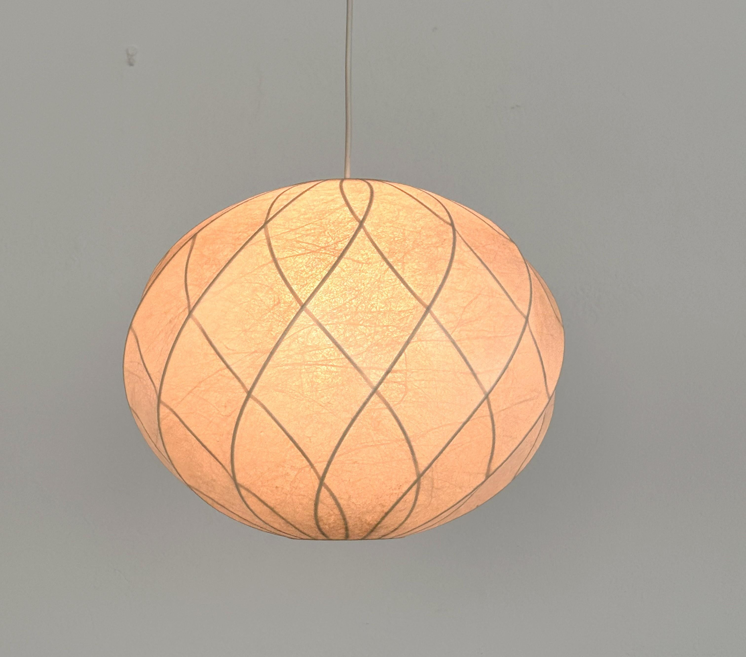 Lampada a sospensione Cocoon di Goldkant, metà secolo, anni '80 in vendita 8