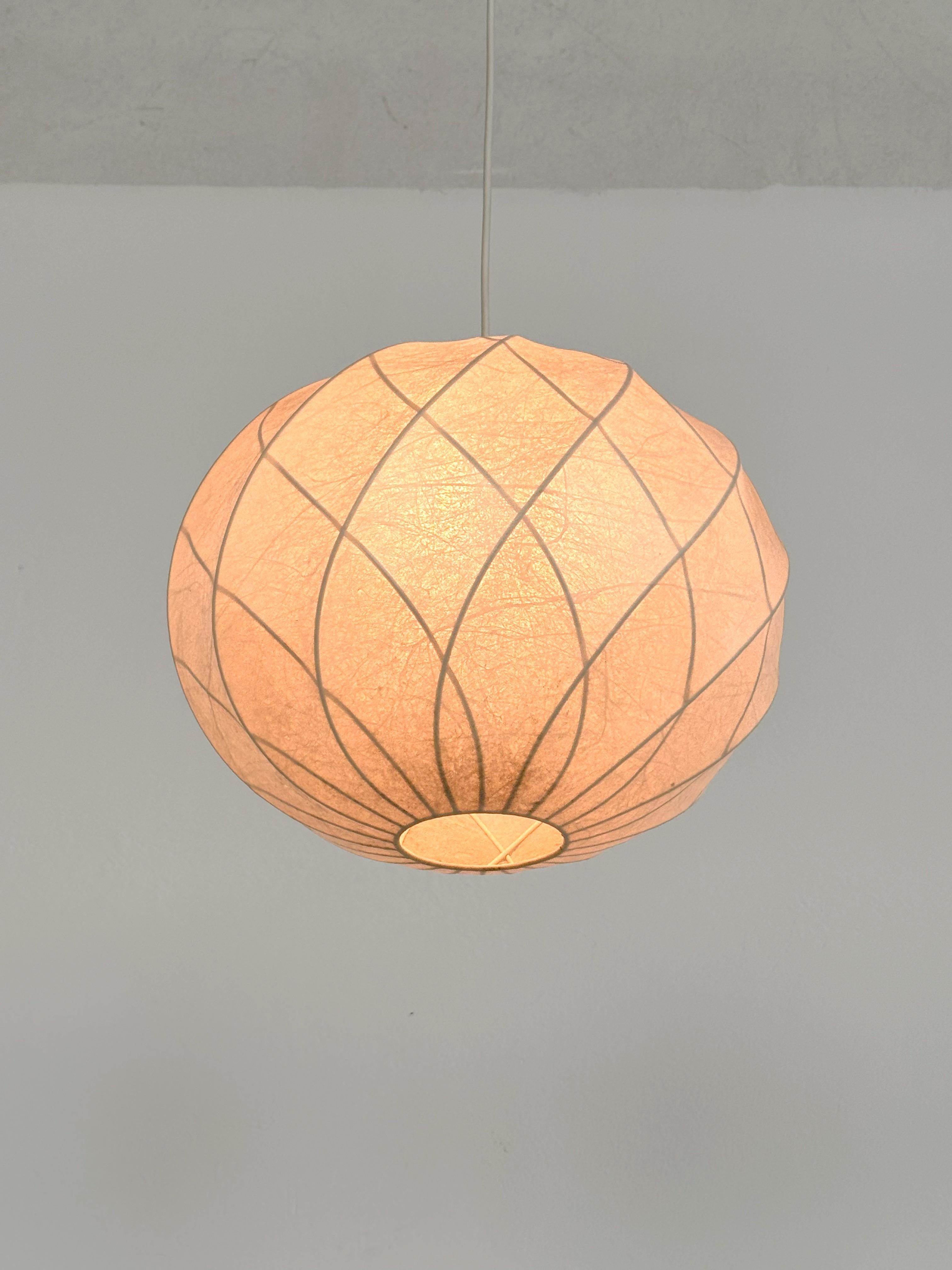 Metallo Lampada a sospensione Cocoon di Goldkant, metà secolo, anni '80 in vendita