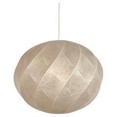 Mid-Century Cocoon Pendant Light by Goldkant, 1980s