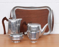 Midcentury Coffee and Tea Service Set by Picquot Ware, 1950s