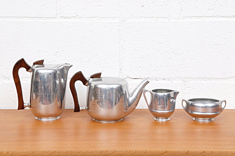 Mid-Century Modern Midcentury Coffee and Tea Service Set by Picquot Ware, 1950s For Sale
