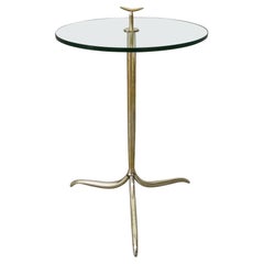 Mid Century Coffee Cocktail Table Brass Glass Round Italian Design 1960s Retro Mid Century Coffee Cocktail Table Brass Glass Round Italian Design 1960s