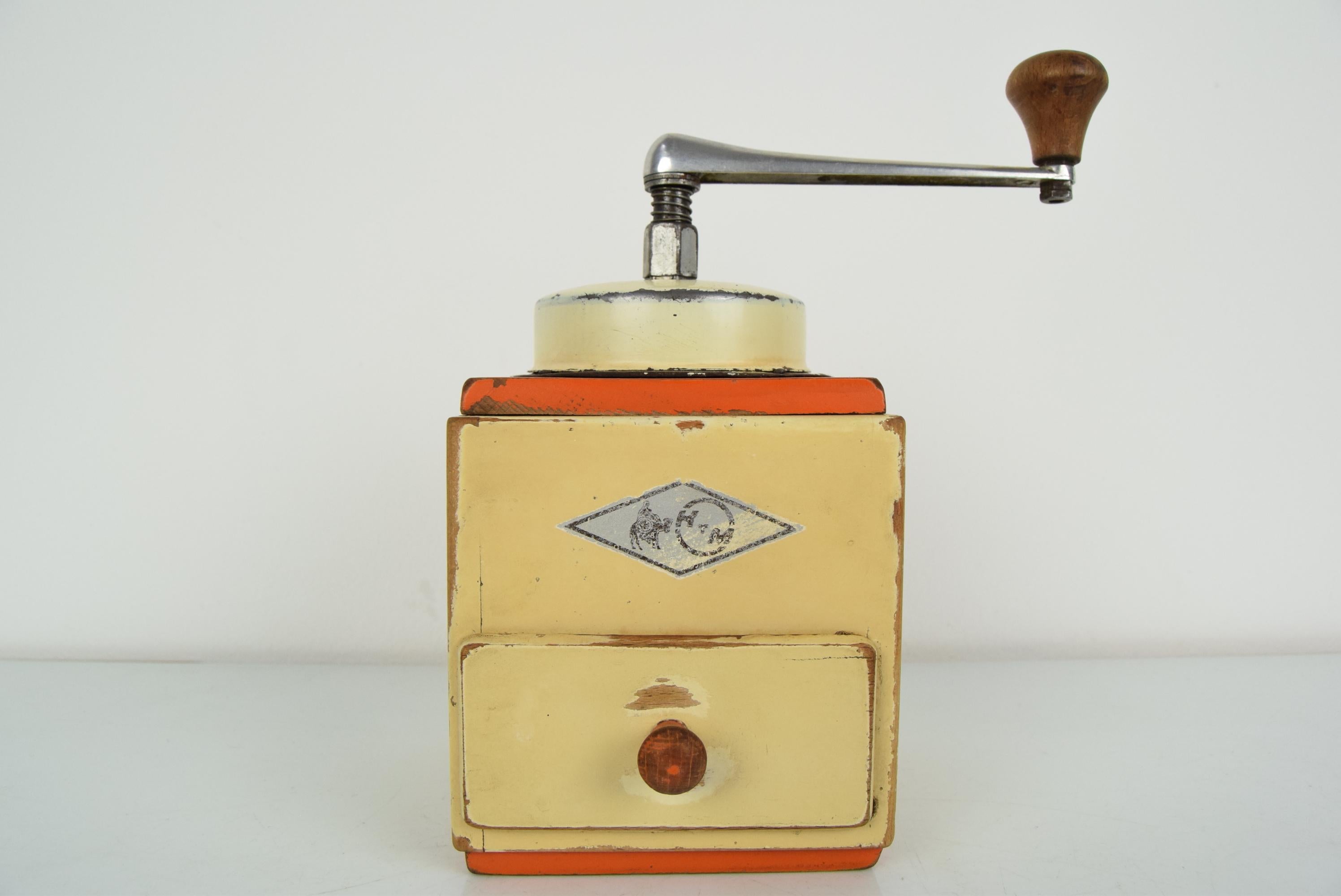 Mid-Century Coffee Grinder, 1950's For Sale 5