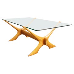 Mid-Century Coffee or Sofa Table by Illum Wikkelso for Silkeborg, Denmark, 1950s