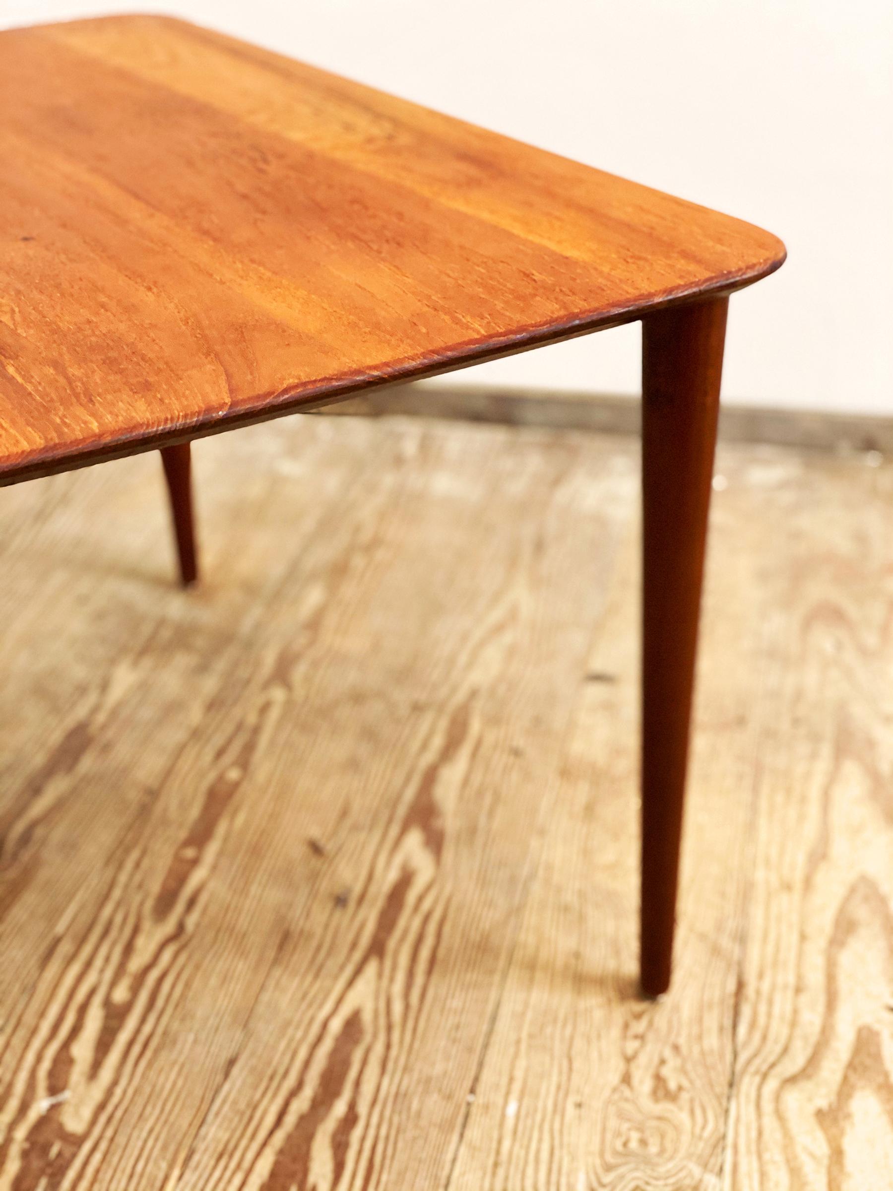 Teak Mid-Century Coffee or Sofa Table, Peter Hvidt for France and Son, Denmark, 1950s For Sale