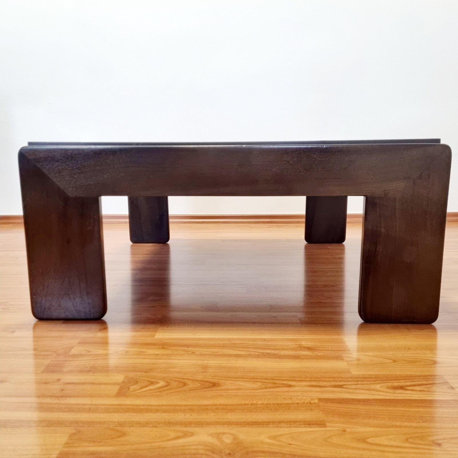 Mid-Century Modern Table basse Bastiano par Tobia & Afra Scarpa pour Gavina, Italie, années 60 en vente