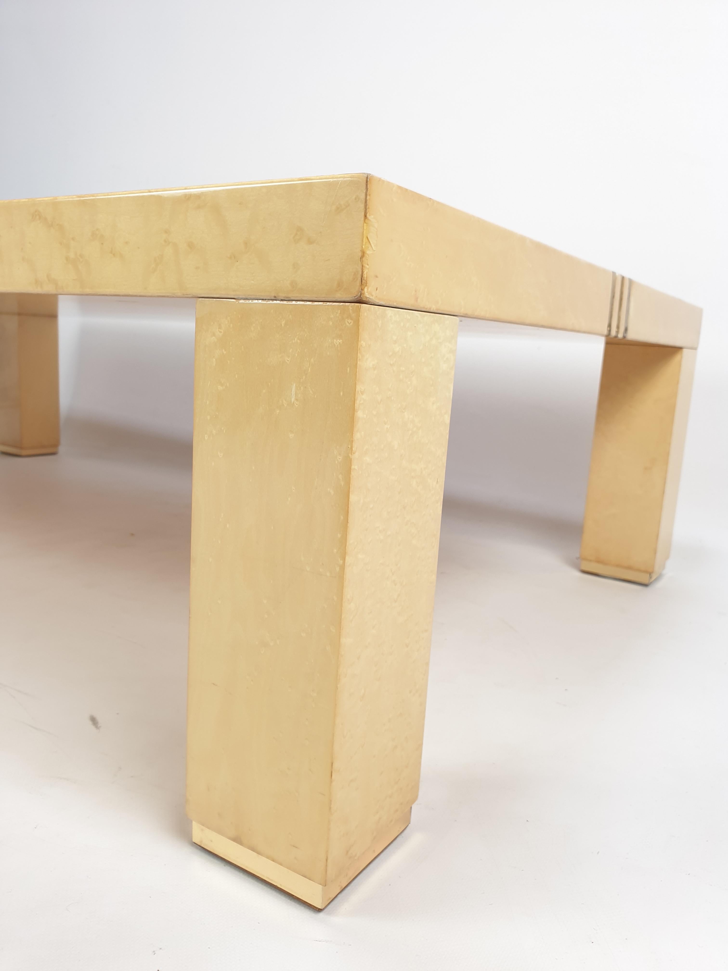 Mid-Century Coffee Table by Alain Delon for Maison Jansen, 1 For Sale 11