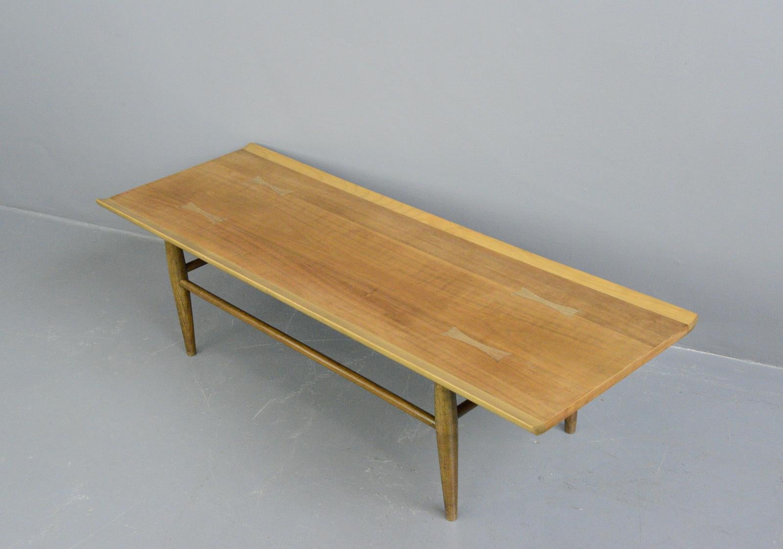 American Midcentury Coffee Table by Baumritter, circa 1950s