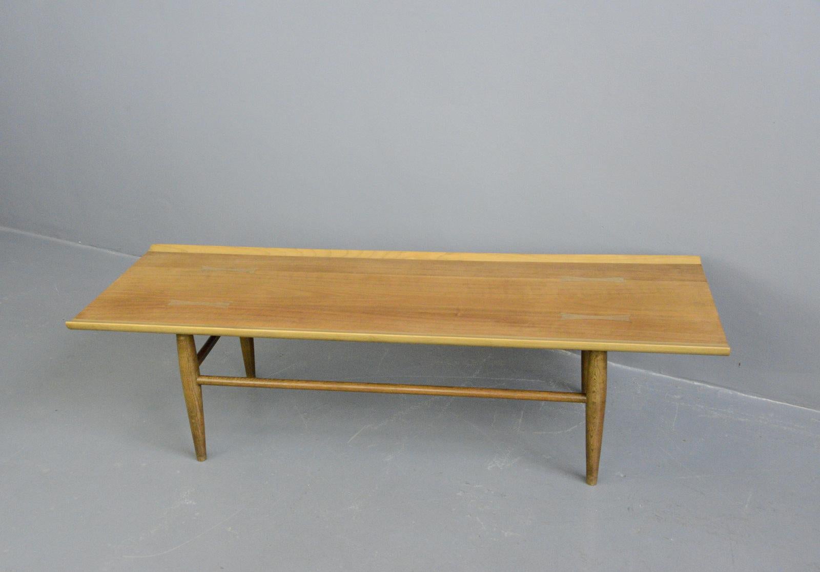 Midcentury Coffee Table by Baumritter, circa 1950s In Good Condition In Gloucester, GB