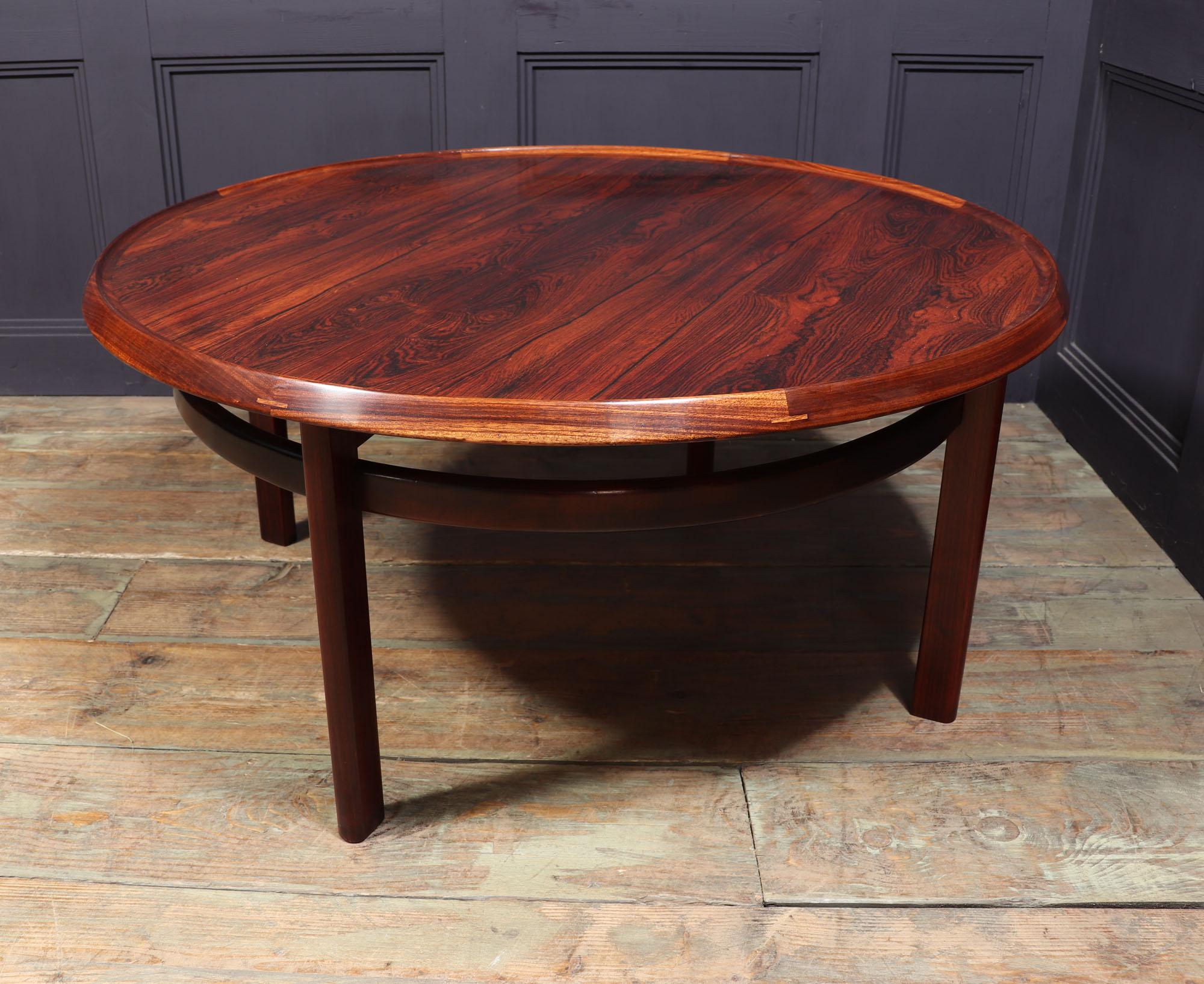 Rosewood Mid Century Coffee Table by Bruksbo