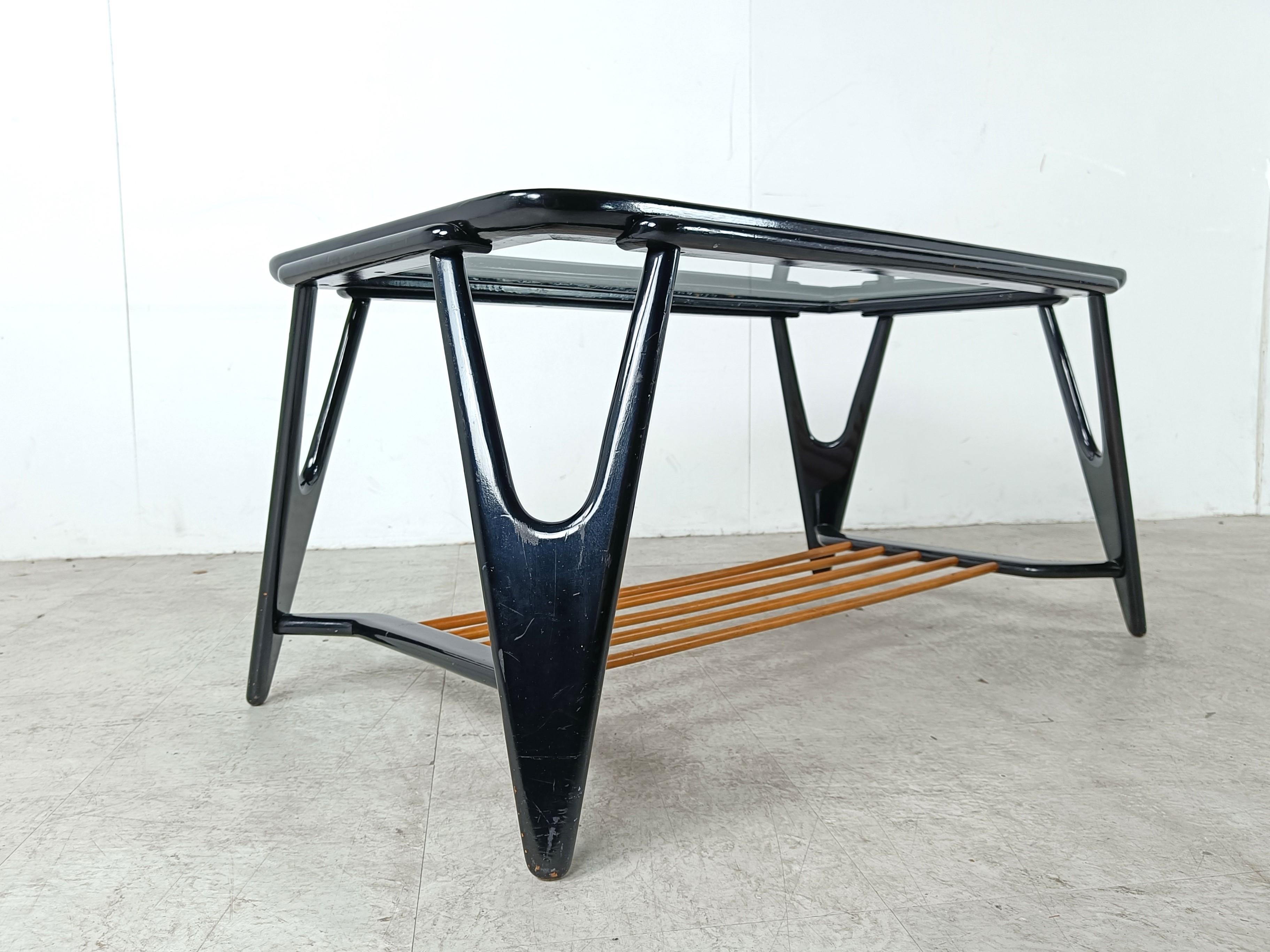 Mid century coffee table by De Ster Gelderland, 1950s For Sale 3