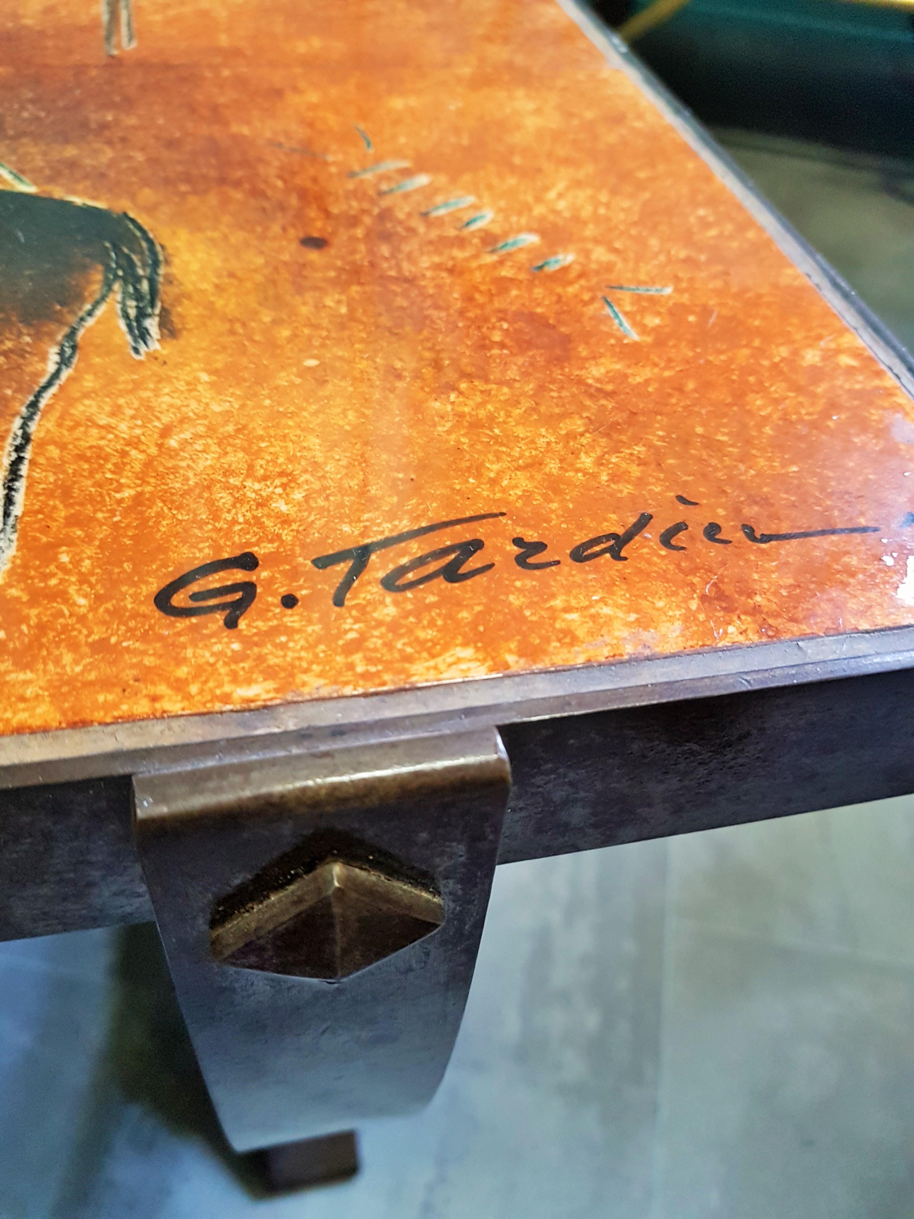 Midcentury Coffee Table by Georges Tardieu, Vallauris, France, 1960s 3